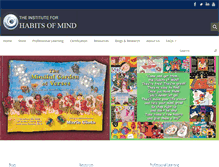 Tablet Screenshot of habitsofmindinstitute.org